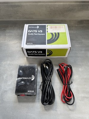 Dayton Audio DATS V3 Audio Komponenten Test Messsystem mit Kabeln in Box