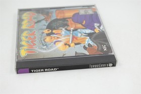 Tiger Road (TurboGrafx-16, 1990) w Case & Manual
