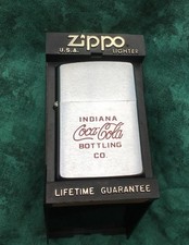 Briquet Zippo vintage Indiana Coca-Cola Bottling Co. 1991