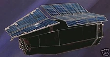 HEAO-B HEAO-2 NASA Satellite Mahogany Kiln Wood Model Small New