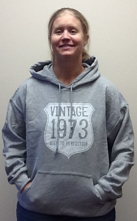 ALTRA FELPA CON CAPPUCCIO PESANTE VINTAGE 1973 INVECCHIATA ALLA PERFEZIONE CON TASCHE