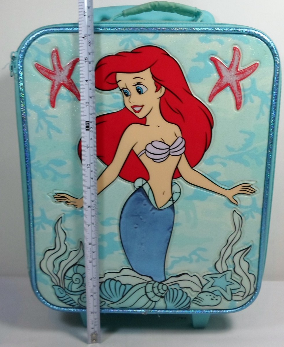DISNEY STORE EXCLUSIVE PRINCESS ARIEL THE LITTLE MERMAID SUITCASE
