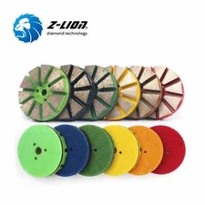 Z-lion 3"Metal Bond Diamond Grinding Discs (for Granite Stone) Metal Floor Discs