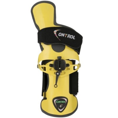 LORD FIELD CONTROL Cobra Bowling Wrist Support Yellow - Left hand