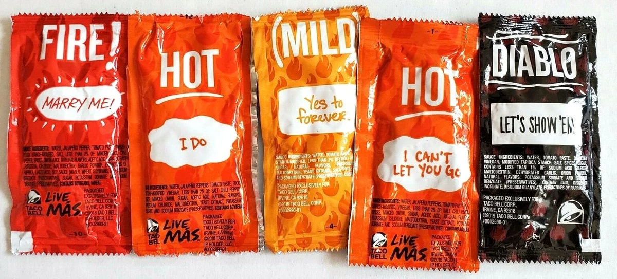 Taco Bell Sauce Packets Will You Marry Me