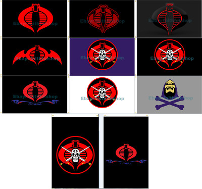 Cobra Commander Gi Joe Baroness Flag 90x150cm 3x5ft Free shipping