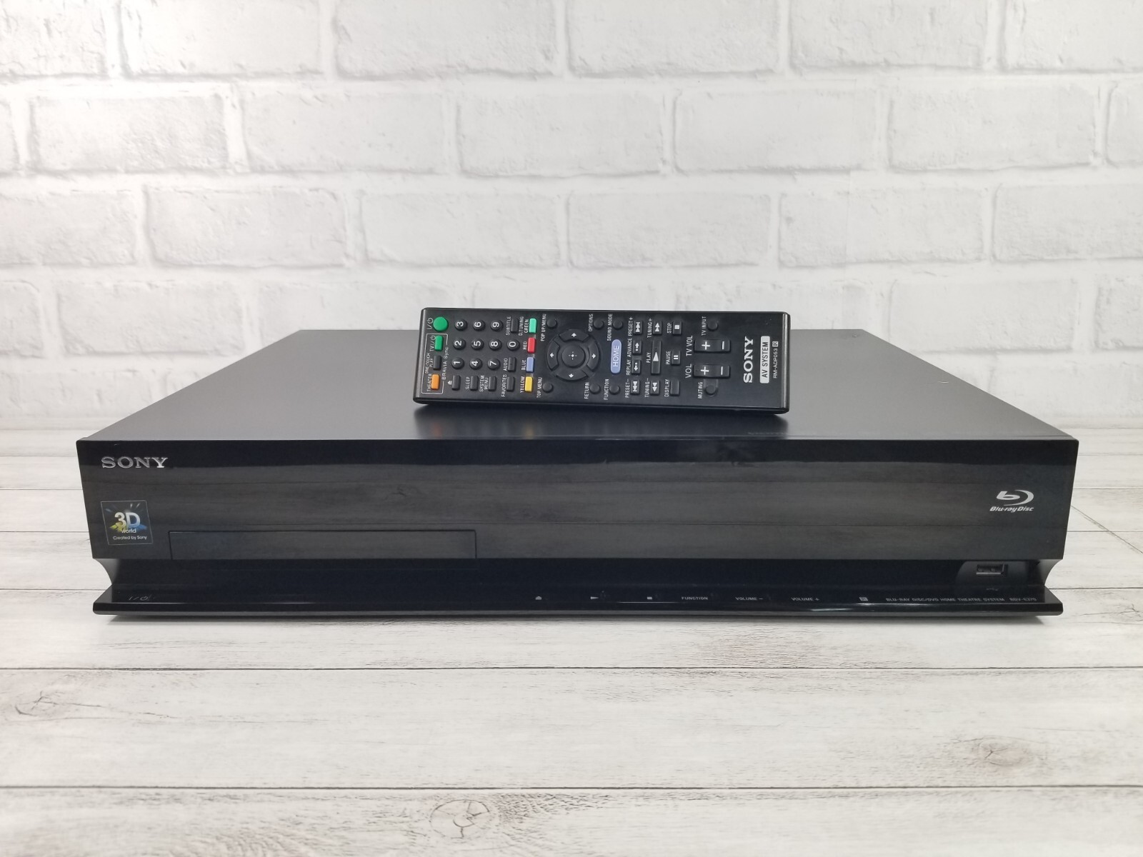 Sony BDVE370 BluRay 3D DVD Home Theater System Player and Remote Only