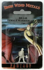  Ral Partha DF-148 Female Warrior with Axe (Player Character) Fighter Adventurer