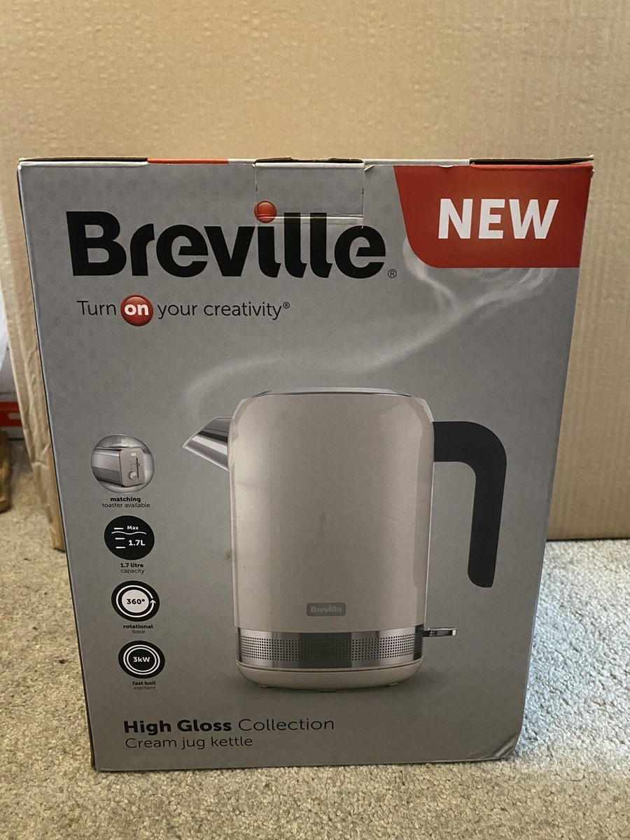 Gloss White Kettle Breville Vkj946 High Gloss Electric Kettle
