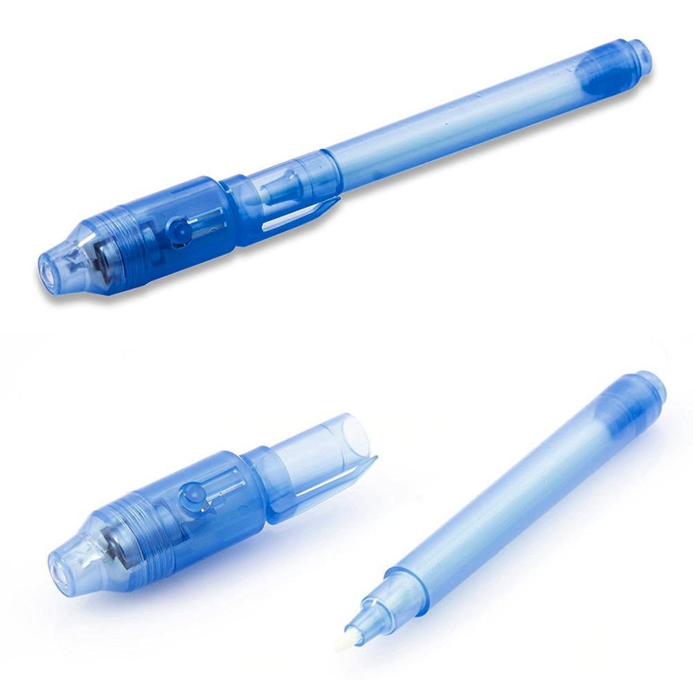EB 2 in 1 Luminous Light Invisible Ink Pen UV Kids Drawing Magic Pens (Blue) UK eBay