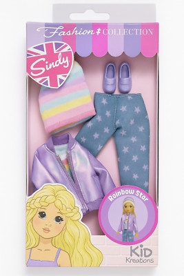 Sindy Puppenoutfit Rainbow Star Fashion Collection von Kid Kreations - Neu