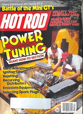 #ad Hot Rod Magazine July 1986 Power Tuning How To Section Carb Adjustments $9.99