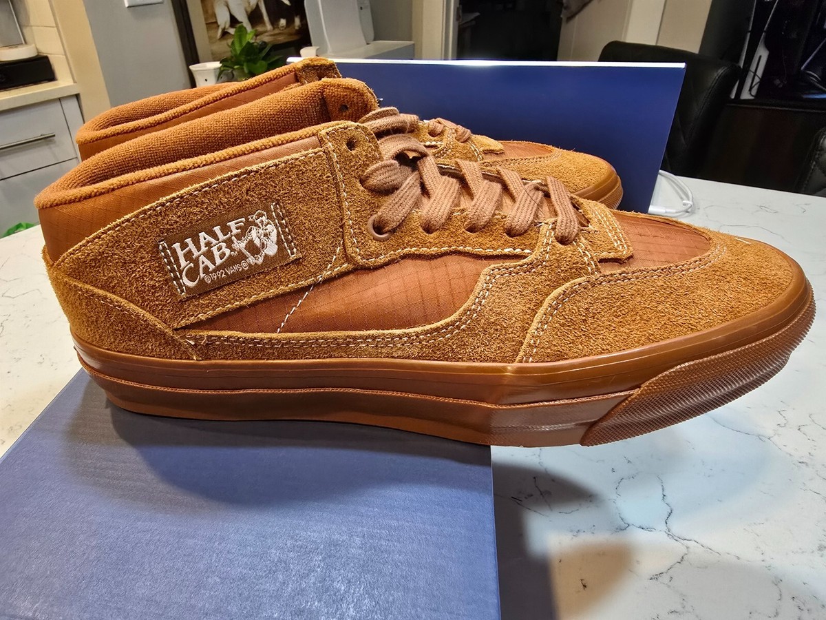 Vans Half Cab Reissue 33 Hairy Suede Ginger VN000CXJDDQ MENS SIZE