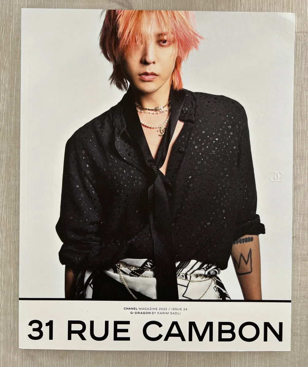 EXCLUSIVE CHANEL 31 RUE CAMBON 2023 Magazine Catalog NEW G-DragonLook Book