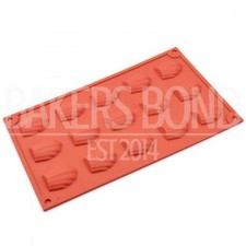 15 Madeleine Shapes Chocolate Cake Cupcakes Topper Silicone Baking Icing Mould