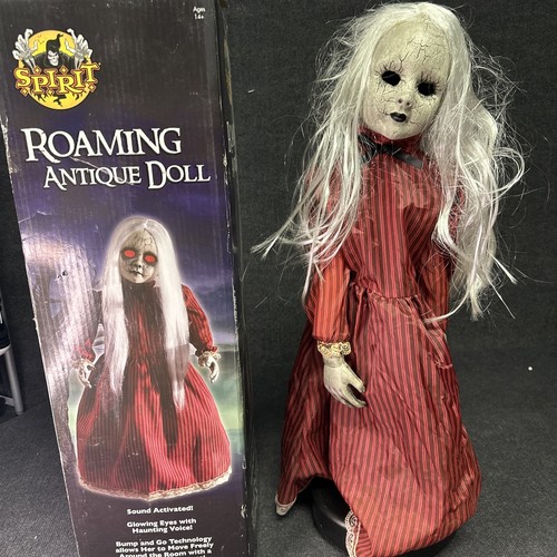 Roaming Rosie Antique Doll Spirit Halloween Animatronics Sound Activated Working eBay