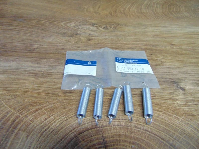 Injection Slotted Gate Lever Spring - Set 5 Pcs - Mercedes W111