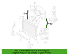 04-06 AUDI S4 4.2L Radiator Air Seal Side seal 8E0-121-221-G