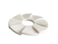 Laboratory PTFE 4” 8-Blade Turbine Style Agitator Blade w/ 28.6mm ID Hole