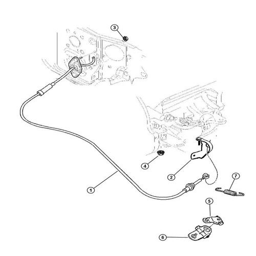For 2001-2003 Dodge Durango Dakota 52110004AJ 1Pc Auto Transmission Shift Cable - Picture 9 of 9