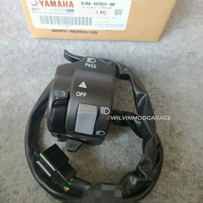 h3969です。 Genuine 2020-2023 Yamaha WR155 Left Light Switch Handle 5 Assy B3M