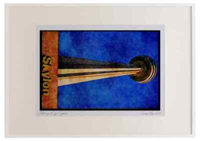 487015 The Skylon Tower, Niagara Falls, Kanada Aquarell Bilderrahmen