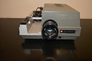 Vintage Gaf Ansatic 680 Slide Projector Turns On Lamp Not Working Ebay