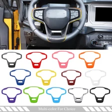 Car Steering Wheel Decor Cover Trim for Ford Bronco 21 22 23 24 25 Accessories