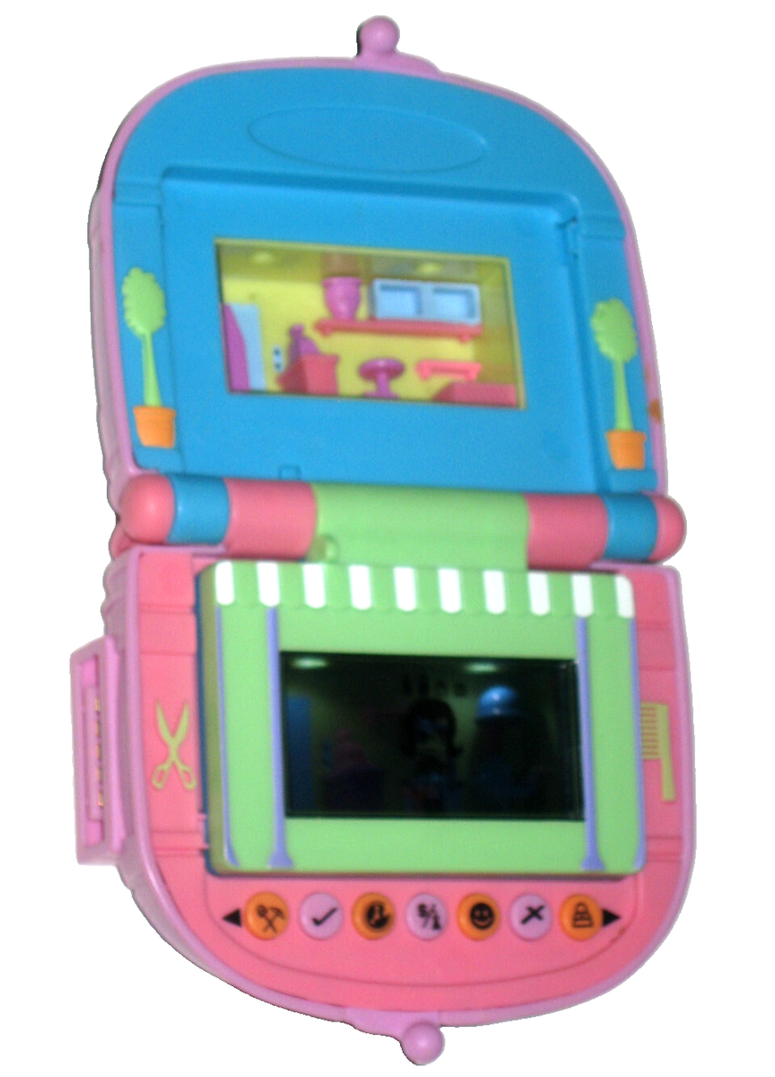 Pixel Chix Love 2 Shop Mall Pet Salon Flip Screen 2005 Purple