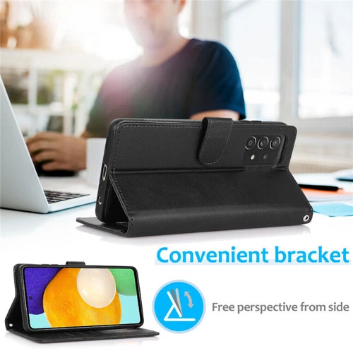 For Samsung S25 S24 S23 S22 S21 S20 FE Ultra Magnetic Leather Cover Wallet Case - Picture 17 of 86