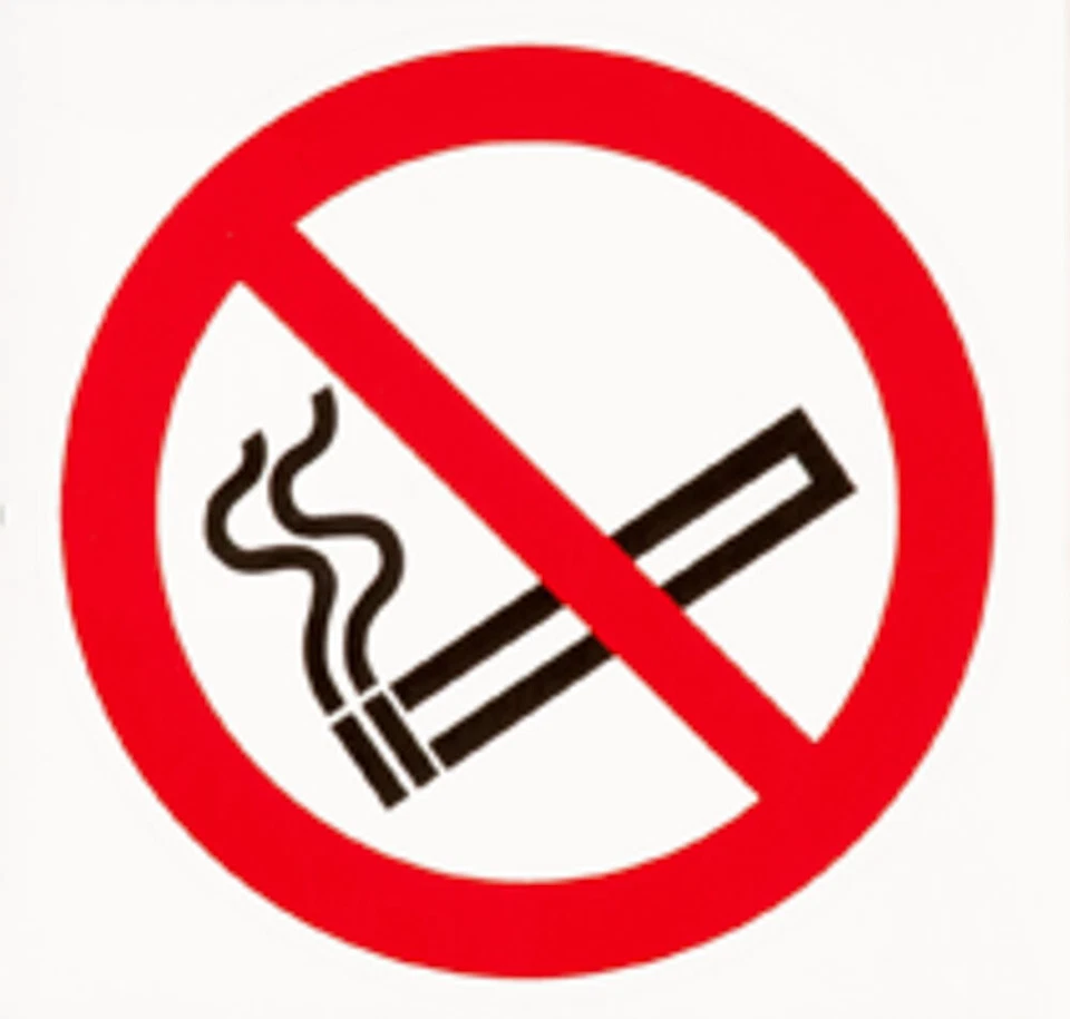 SMARTBOX PRO GMBH Aufkleber o Kunststoff Schilder Rauchen verboten Rauchverbot 10cmDM oder 20cmDM