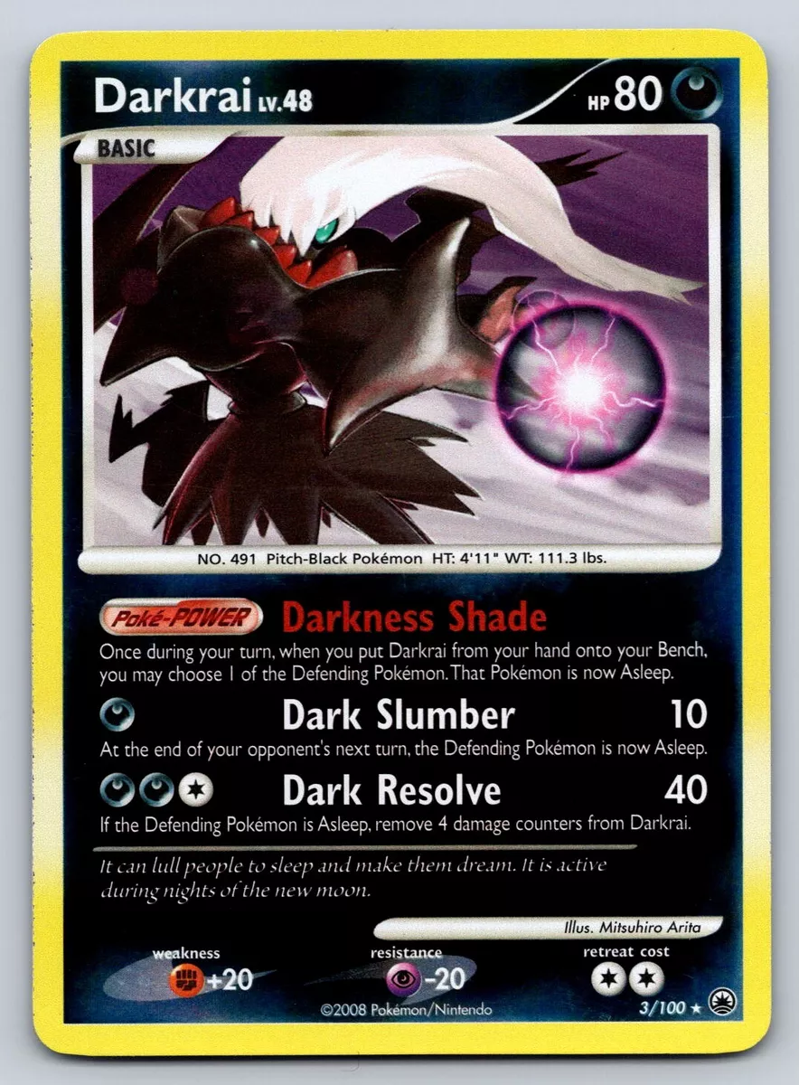 Pokemon Majestic Dawn Single Darkrai 3/100