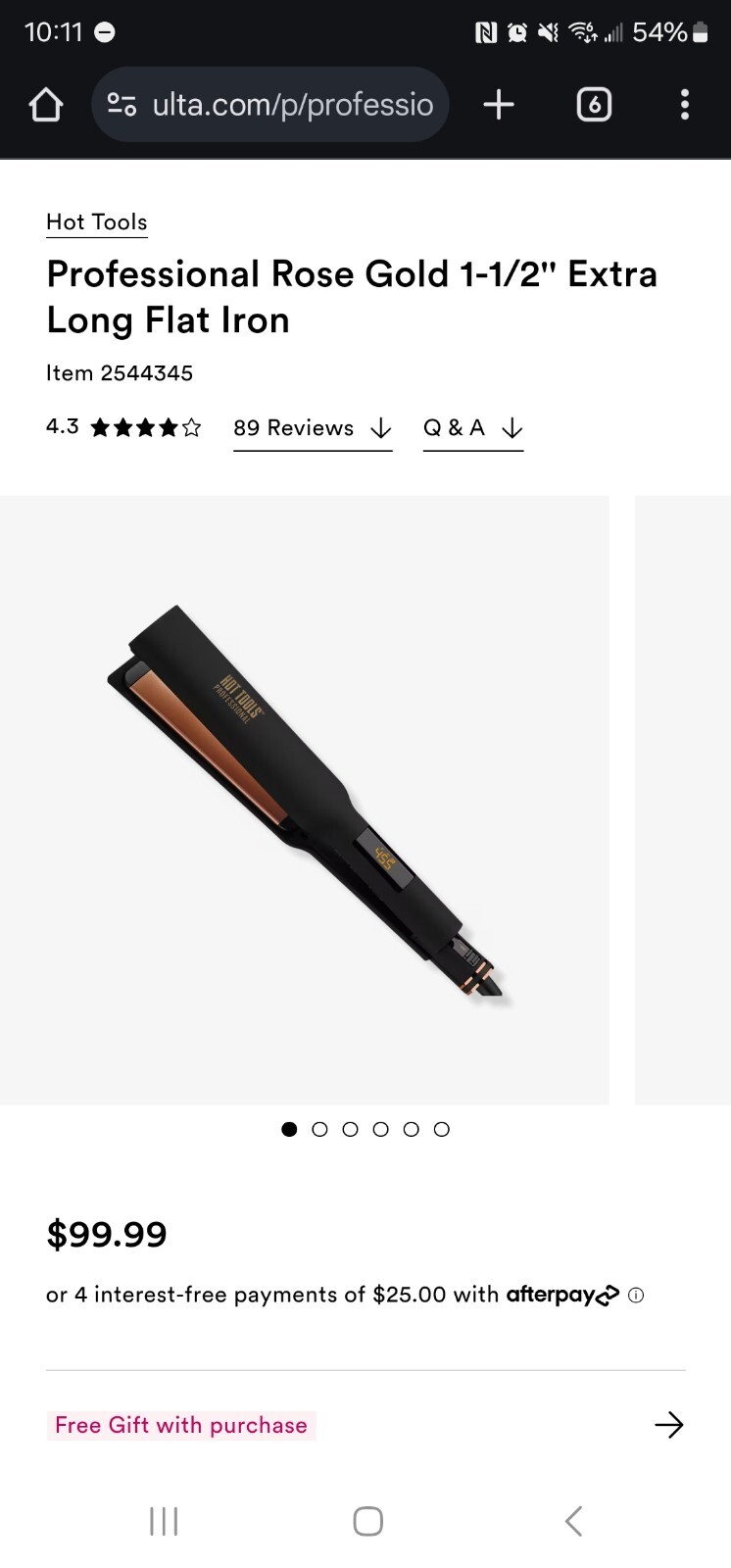 Hot Tools Professional Hair Straighter 