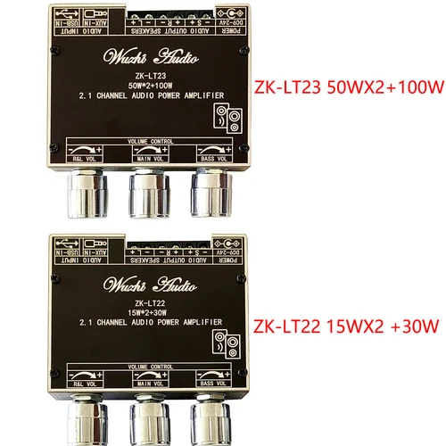2.1 CH Bluetooth Audio Power Amplifier Board Module Subwoofer TWS Wireless