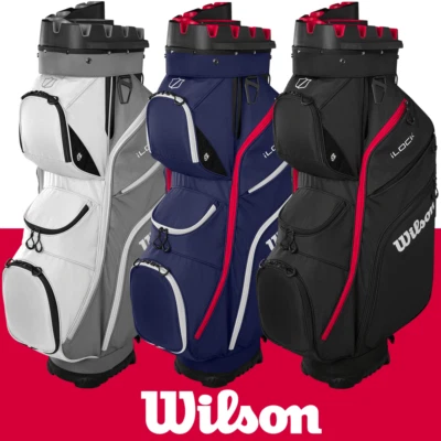 WILSON STAFF I-LOCK III 14 WEGE TEILER TOP GOLFWAGEN TROLLEY TASCHE / MODELL 2023