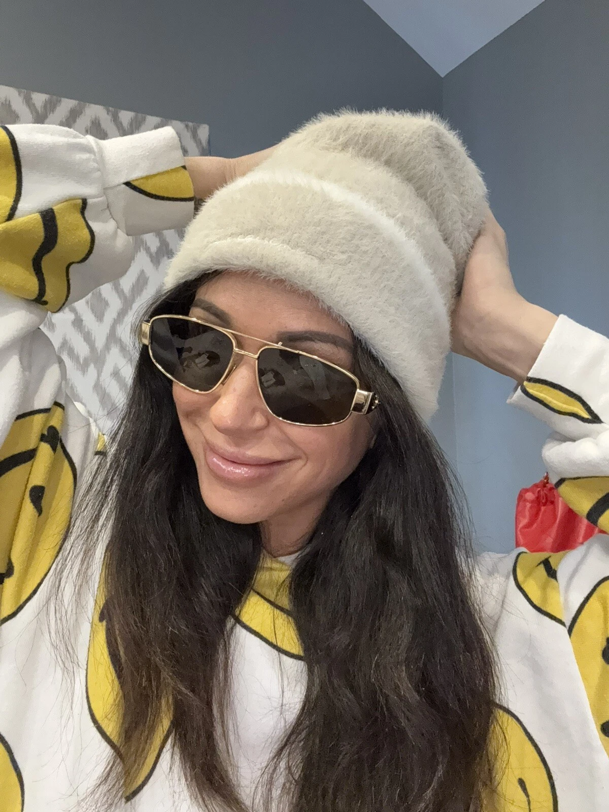 Berretto Jacquemus Le Bonnet Neve donna bianco sporco nuovo senza etichetta