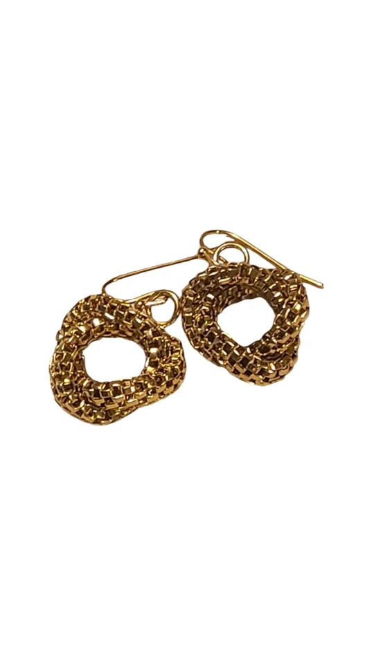 Avon Goldtone Snake Chain Hook Earrings (Pierced)   - Image 3 of 3