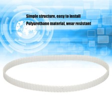 Mini Lathe Belt 94 Teeth Transparent Polyurethane Transmission Belt Replacement♡
