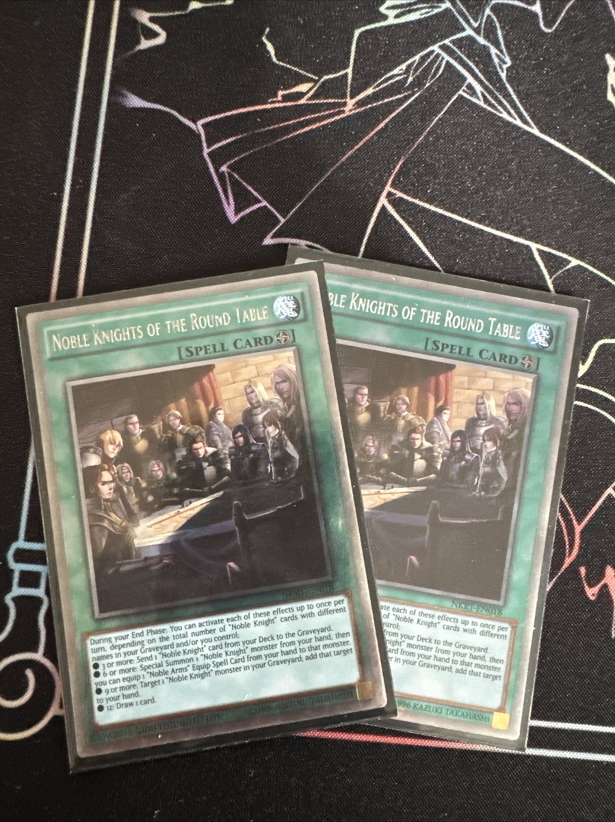 yugioh knights of the round table deck Noble Knights of the Round Table NKRT-EN018 Platinum Rare Yugioh | LE