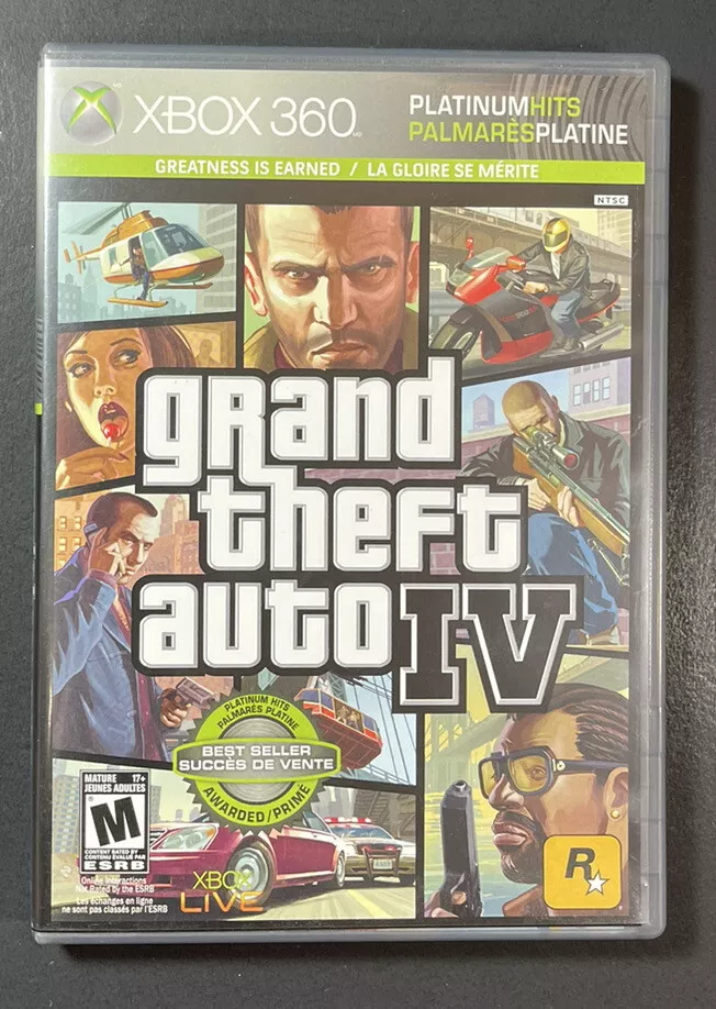 GTA IV (Grand Theft Auto) - XBOX 360 (USADO)