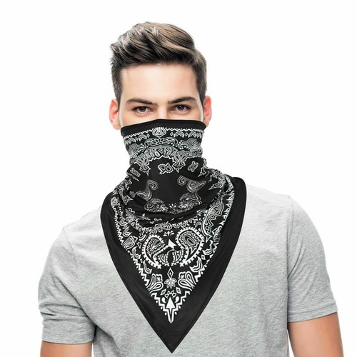 Maschera viso passamontagna raffreddamento collo ghetta protezione solare bandana fascia UV sciarpa US - Foto 9 di 18