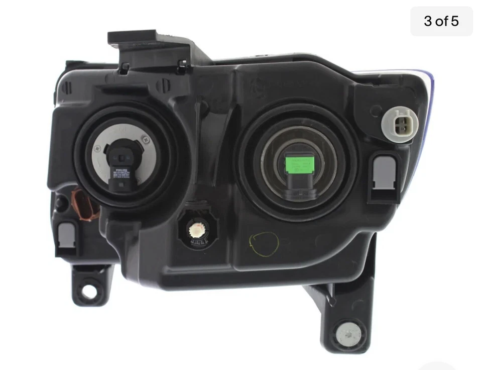 Para Jeep Compass Faro 2013-2017 Lado derecho | Negro halógeno CAPA CH2503246 Foto 2 de 4