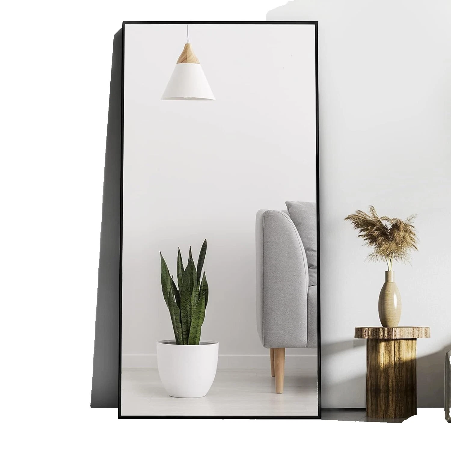 Metal Frame Full-length Mirror Home Décor Mirrors