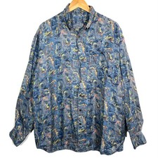Chemise Graphique Print Vintage 80’s (Soie)