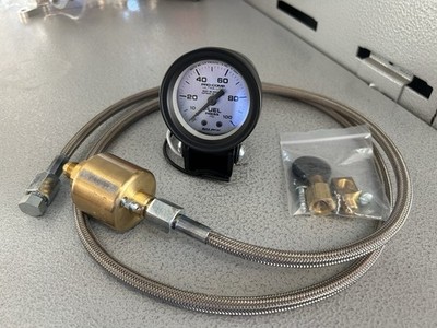 Auto Meter 4311 Ultra-Lite Fuel Pressure Gauge 2-1/16'' Mechanical 0 - 15 Psi