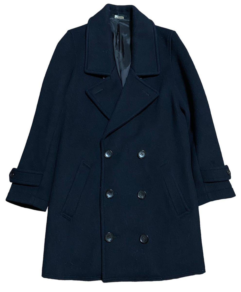 AD2019 COMME des GARCONS HOMME PLUS Wool Melton P-coat in dark blue S