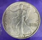 1942 D Walking Liberty Half Dollar Silver US Coin