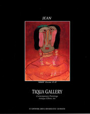 1992 JEAN "SUNDANCER" GALLERIA MOSTRA, TIQUA GALLERY, SANTA FE, QUASI NUOVO, STAMPA PUBBLICITÀ