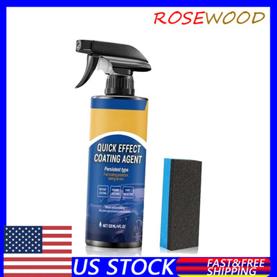 Car Quick-Acting Coating Agent Spray,3 in 1 High Protection Quick Car Coating