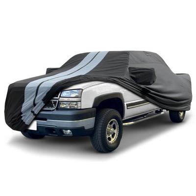 2001-2014 Silverado 2500HD Extended Cab Regular Bed Trailer Mirror Premium Cover